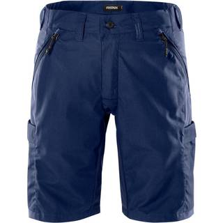 FRISTADS® MARINEBLÅ SERVICE STRETCH Oekotex® certificeret Service Shorts m/lårlommer (205 g/m²) Str. C52