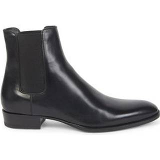 SAINT LAURENT - Wyatt Leather Chelsea Boots - Men - Black - EU 41.5