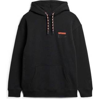 Superdry Superdry Black Utility Sport Logo Loose Hoodie