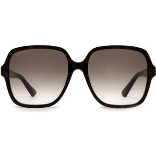 Gucci Kvinde GG1189SA 003 Solbriller Acetat Havana Brun Firkantet Normal Skygge