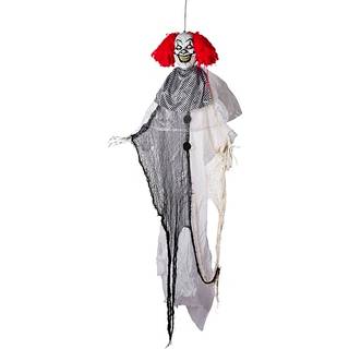 Halloween animeret klovn 165 cm - Grøn