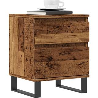 Sengeborde 40X35X50 Cm Konstrueret Træ - 2 / Gammelt træ