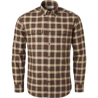 Chevalier Men's Heron Flannel Shirt Holly Green Checked, XXXL