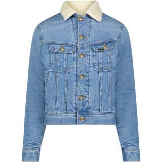Lee Sherpa Rider Jacket Blue Voyage Size S