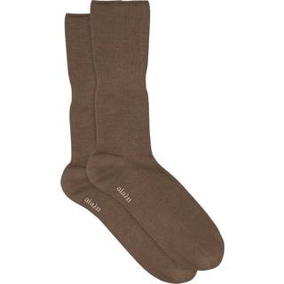 Aiayu strømper - Cotton Rib chestnut