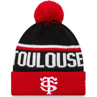 Stade Toulousain Sport Red Bobble Knit Beanie Hat newera adult unisex Red newera adult unisex Red newera adult unisex Red newera adult unisex Red newe - Osfm