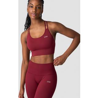 Ribbed Define Seamless Sports Bra Burgundy
