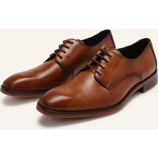 LLOYD ODIL Hazelnut (nøddebrun) Snøresko i blødt kalveskind (UK Size 10½) Str. 45