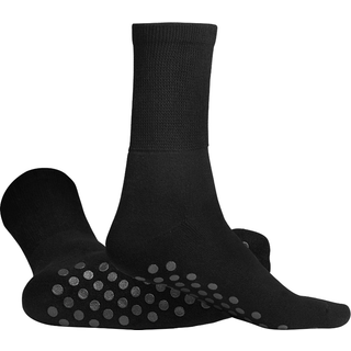 Kilde® anti-slip bomuldsstrømper 35-38 med anti-slip - Sort