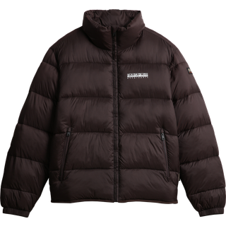 Napapijri Men's Suomi Puffer Jacket Brown Ebony, XL
