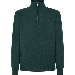 HACKETT Herren Troyer grün unifarben