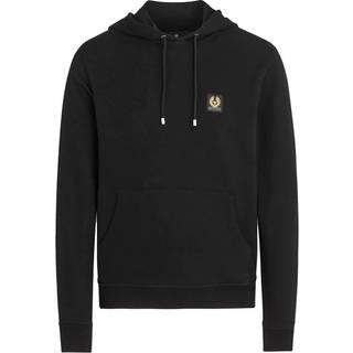 Belstaff Logo Pullover Hoodie Black