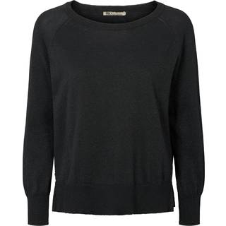 Bekka Striktrøje - Sort - Knitwear, Light