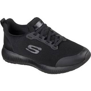 Skechers Skechers Black Wide Fit Womens Squad Slip Resistant Work Trainers