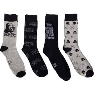 Herrestrømper 4 par str. 40-42 med Star Wars