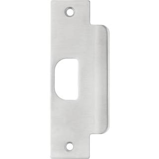 Brinks Commercial - Erstatningsdør Asa Strike Plate Satin Chrome Finish - Forstærk sikkerhed på dine døre