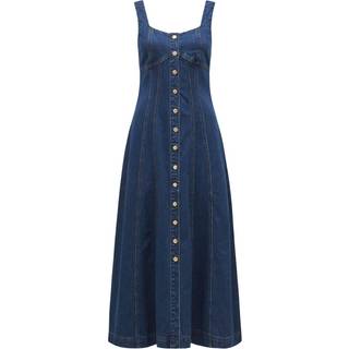 Forever New 100% Bomuld Aida Midi KjoleEU 38 (UK 10)