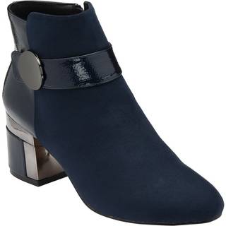 Lotus Lotus Blue Heeled Ankle Boots