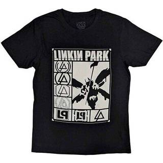 Linkin Park Skjorte Logos Rectangle Unisex Black L