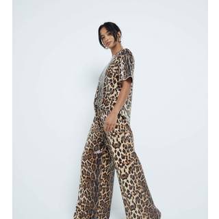 River Island Petite Leopard Tryk Pailletter BukserEU 32 (UK 4)