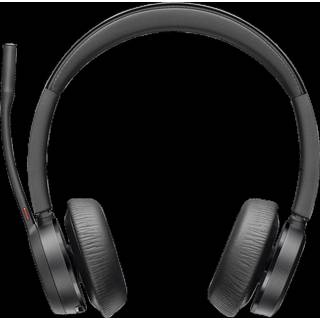 POLY Voyager 4320-M Microsoft Teams Certified Headset +BT700 dongle +Charging Stand Trådløs Kontor/Callcenter Bluetooth