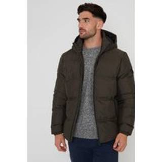Threadbare Sort Showerproof Med hætte Puffer CoatSmall