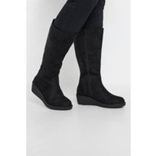 Yours Curve Yours Curve Extra Bred pasform Slouch Knee Støvler