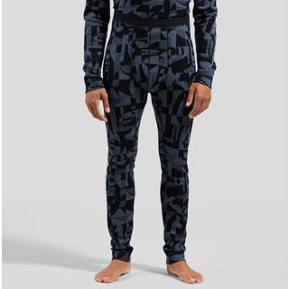 Odlo Merino Heritage Bl Bottom Long Merino undertøj Herrer størrelse XXL farve sort/blå