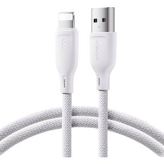 Joyroom Multi-Colour Series USB-kabel USB til Lightning 3A 1m - Hvid