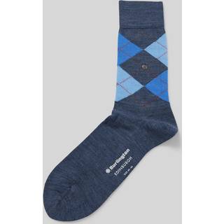 Burlington Edinburgh Wool Sock - Lightblue - Str 40/46