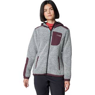 Columbia Women's Arctic Crest Sherpa Full Zip Fleecejakke Damer størrelse XS farve grå