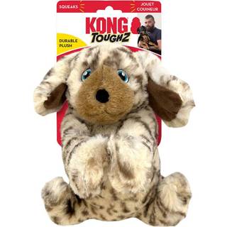 KONG Toughz Durable Plys Hundelegetj - Langtidsholdbart bldt tyggetj til aggressive tyggere Sikkert og interaktivt til hunde (hvalp)