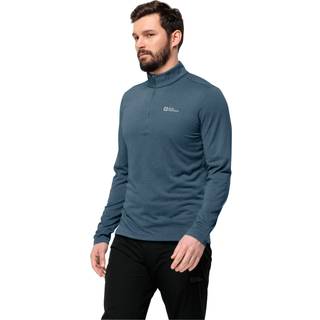 Jack Wolfskin Men's Sky Thermal Half Zip Midnight Sky, M