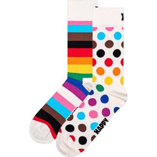 Pride Socks Gift Set | Unique Fun Gift Ideas - White, Black, Brown, Red, Orange, Yellow, Green, Purple, Light Blue, Pink - 36-40