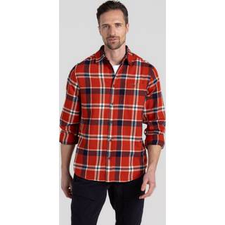 Craghoppers Gage Long Sleeved Shirt Skjorte Herrer størrelse M farve rød