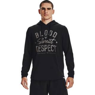 Sweatshirt Under Armour Project Rock Terry Bsr Hoodie Black S - Black - S