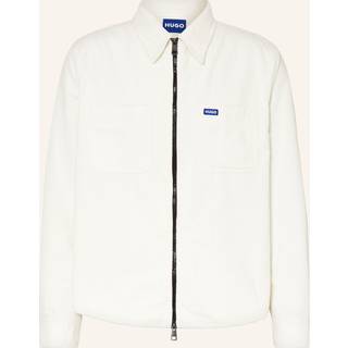 HUGO Blue Eblo Overshirt White