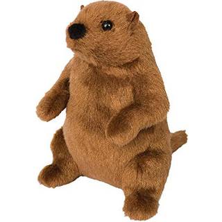 Douglas Mr. G. Murmeldyr Plysdyr — Blødt plysdyr, der kan sidde op, til kram og fantasifuld leg