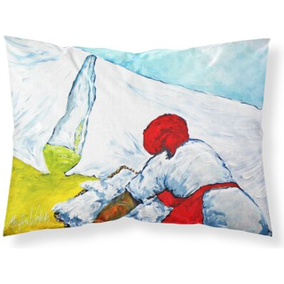 """" Caroline's Treasures MW1090Pillowcase skal være mandag fugt Wicking Fabric Standard Pillowcase Large Multicolor """"