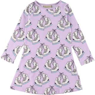 Småfolk Ice Skates Kjole Orchid Petal 4-5 Y  Lilla  4-5 år  kvinde