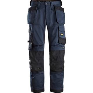 Snickers 6251 allroundwork, stretch arbejdsbukser med loose fit og hylsterlommer navy/sort 84