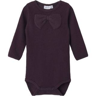 NAME IT Langærmet Body Lusai Plum Perfect