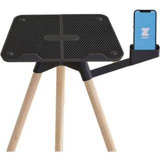 Tons Laptop Stand Mat sort med Holder til Smartphone