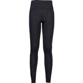 Legging i merinould - Sort (Størrelse: XL)