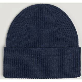 Colorful Standard Merino Wool Beanie Marine Blue