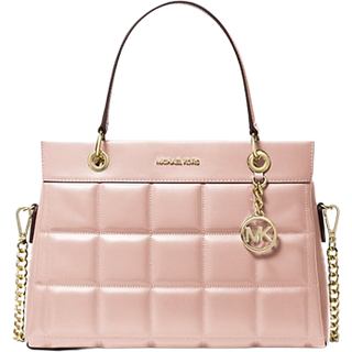 MK Susan Medium Quilted Leather Satchel - Pink - Michael Kors - ONE SIZE