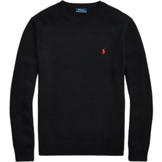 Polo Ralph Lauren Cotton Crew Neck Sweater Polo Black