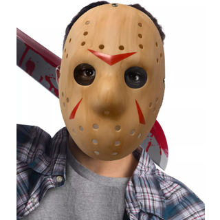 Friday the 13th Jason Voorhees Maske Holzoptik