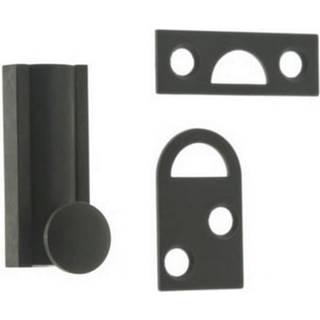 IDH af St. Simons 11042-019 PROFESSIONEL KVALITET SOLID Messing 2 """" Surface Bolt 2-tommer Matte sort