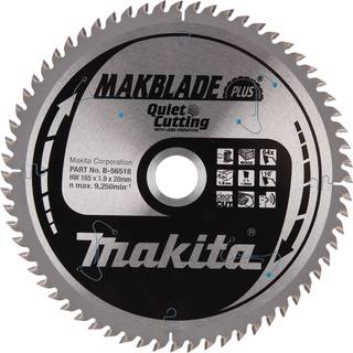 Makita Klinge Tct 165x20mmx64t - B-56487